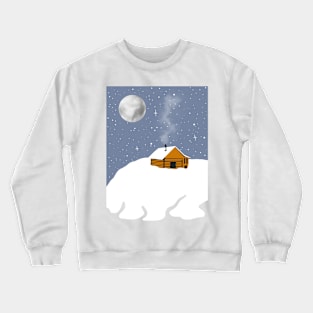 Cozy Winter Cabin Crewneck Sweatshirt